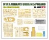 RFM-5106 1/35 M1A1 Abrams Ukraine / Poland 2 in 1 Limited Edition